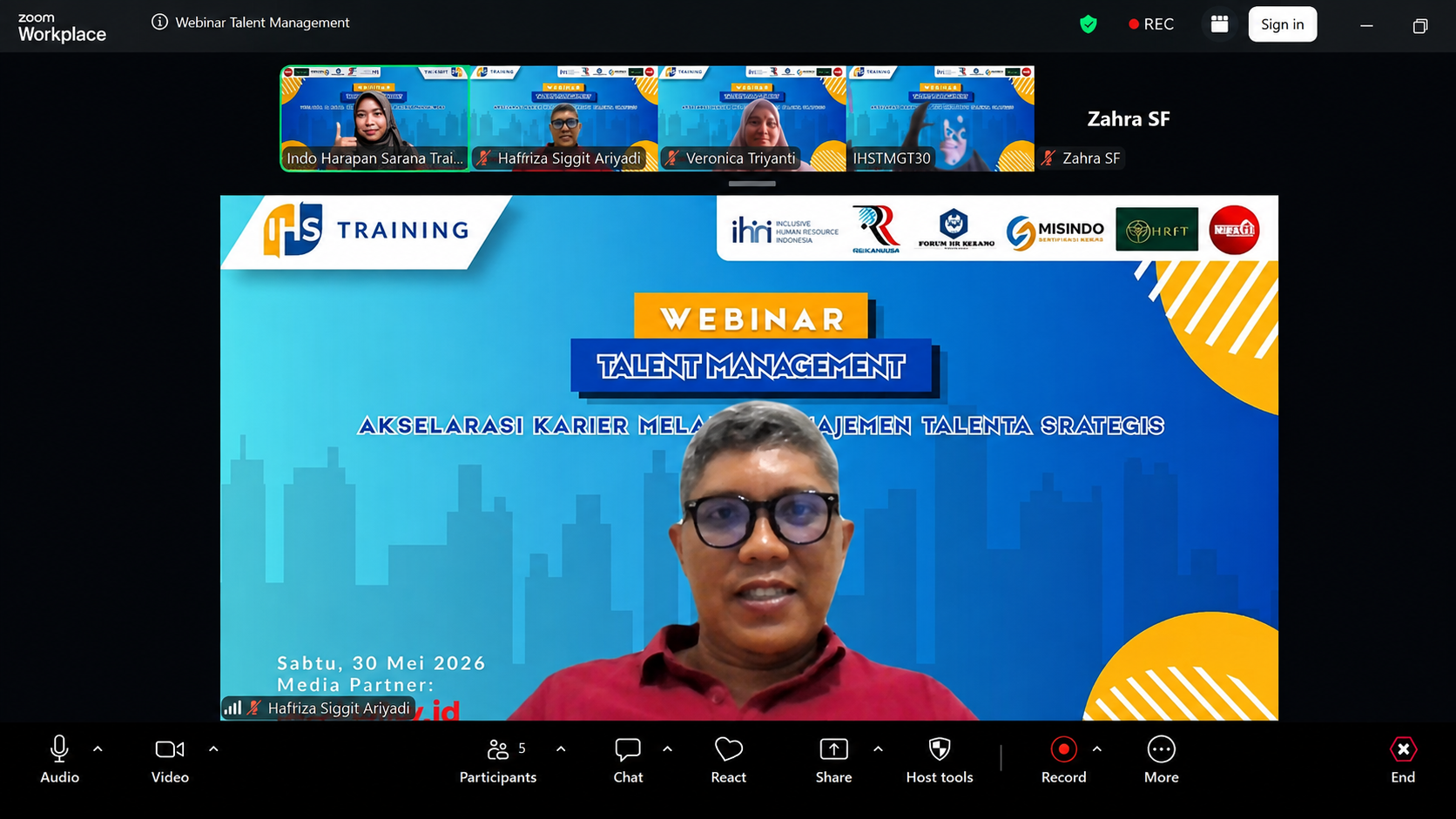 Webinar Talent Management IHS Training